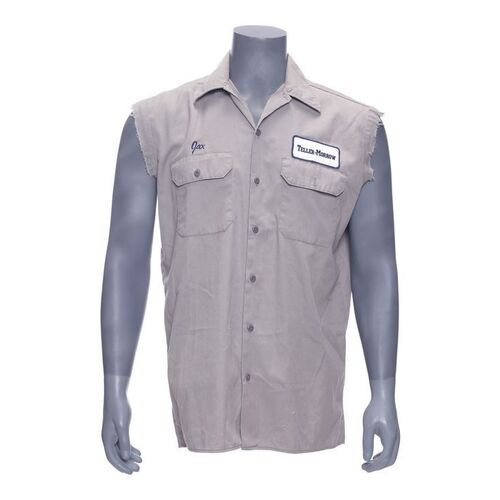 Lot #1529 - Jackson "Jax" Teller's (Charlie Hunnam) Teller-Morrow Automotive Shirt ### SONS OF ANARCHY (T.V. SERIES, 2008-2014)