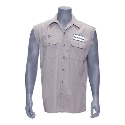 Lot #1529 - Jackson "Jax" Teller's (Charlie Hunnam) Teller-Morrow Automotive Shirt ### SONS OF ANARCHY (T.V. SERIES, 2008-2014)
