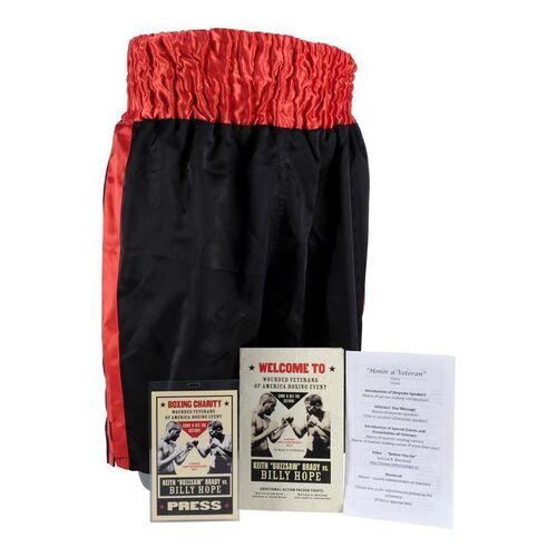 Lot #1539 - Billy "The Great" Hope's (Jake Gyllenhaal) Boxing Shorts and Ephemera ### SOUTHPAW (2015)