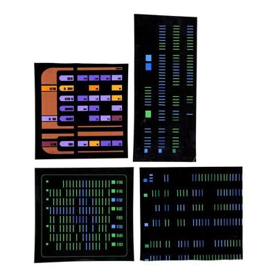 Lot #1556 - Four Enterprise-D LCARS Transparencies ### STAR TREK: THE NEXT GENERATION (1987-1994)