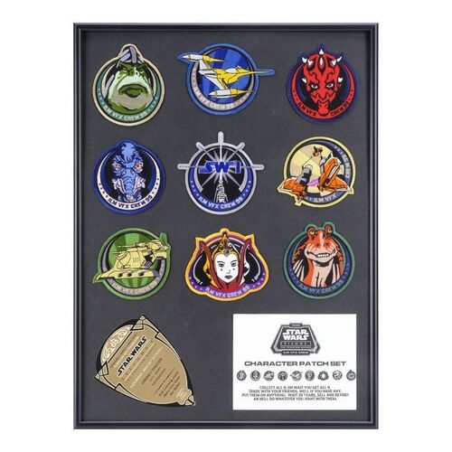 Lot #1567 - Framed Full Set of VFX Crew Patches ### STAR WARS: THE PHANTOM MENACE (1999)
