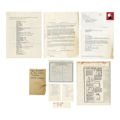 Lot #1573 - Charles Lippincott Collection: Production Documents on Early Interest in Star Wars Merchandising ### STAR WARS: A NEW HOPE (1977)