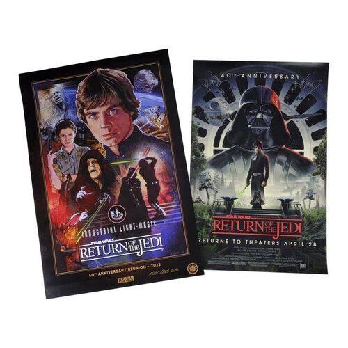 Lot #1585 - "Revenge of the Jedi" Merchandising Booklet with Three Posters ### STAR WARS: RETURN OF THE JEDI (1983)