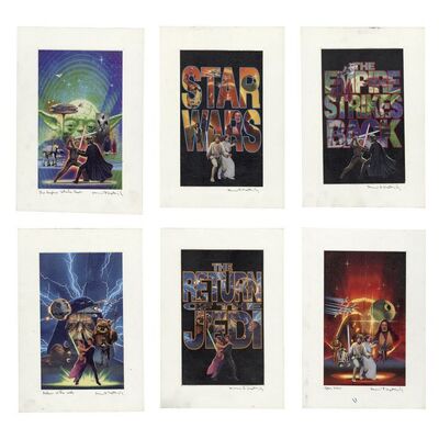 Lot #1590 - William Plumb Collection: Set of Six Hand-Illustrated David Mattingly Novelization Cover Prelims ### STAR WARS: ORIGINAL TRILOGY (1977-1983)