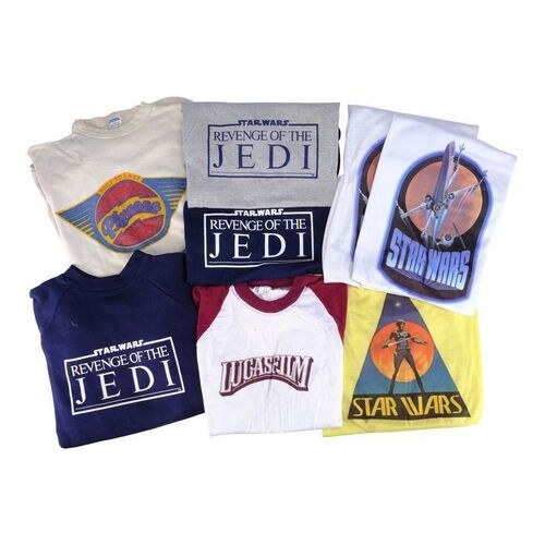 Lot #1591 - Dave Jones Collection: Set of Eight Crew Shirts ### STAR WARS: ORIGINAL TRILOGY (1977-1983)