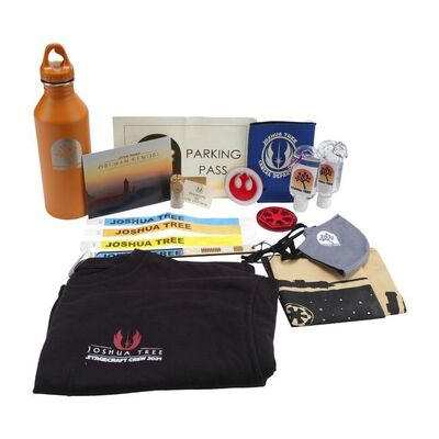 Lot #1604 - "Joshua Tree" Crew Water Bottle, Crew Shirt, Sanitizer and Mask ### OBI-WAN KENOBI (2022)