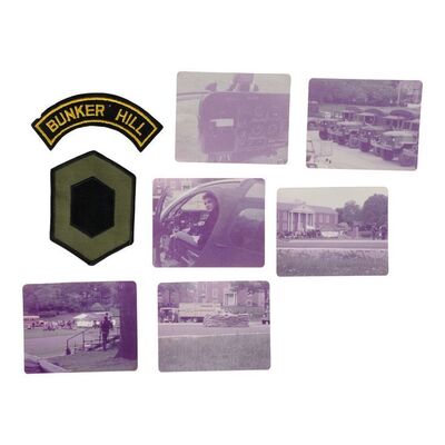 Lot #1643 - Pair of Cadet Patches and Set of Six Production Photos ### TAPS (1981)