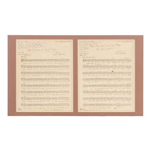 Lot #1650 - Hand-Marked Allen and Marilyn Bergman "The Windmills of Your Mind" and "What Are You Doing The Rest of Your Life?" Sheet Music ### THE THOMAS CROWN AFFAIR (1968)/HAPPY ENDING (1969)
