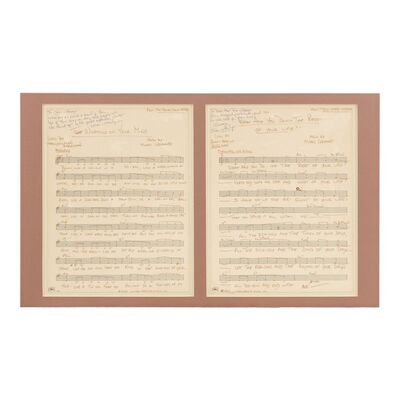 Lot #1650 - Hand-Marked Allen and Marilyn Bergman "The Windmills of Your Mind" and "What Are You Doing The Rest of Your Life?" Sheet Music ### THE THOMAS CROWN AFFAIR (1968)/HAPPY ENDING (1969)