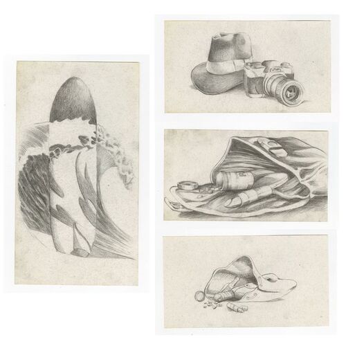 Lot #1672 - Set of Four Hand-Drawn Opening Credits Artwork ### VERONICA MARS (2004 - 2019)