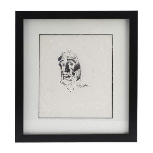 Lot #1675 - Framed Hand-Drawn Neal Adams Prince Chaos Concept Sketch ### WARP! (1973)