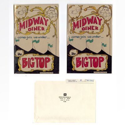 Lot #1684 - Pair of Midway Diner Menus and Sheriff Robert Hamilton's (Wayne Grace) Background File ### THE X-FILES (T.V. SERIES, 1993 - 2002)