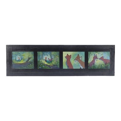Lot #102 - Hand-Painted Melvin Shaw Concept Artwork Board ### THE FOX AND THE HOUND (1981)
