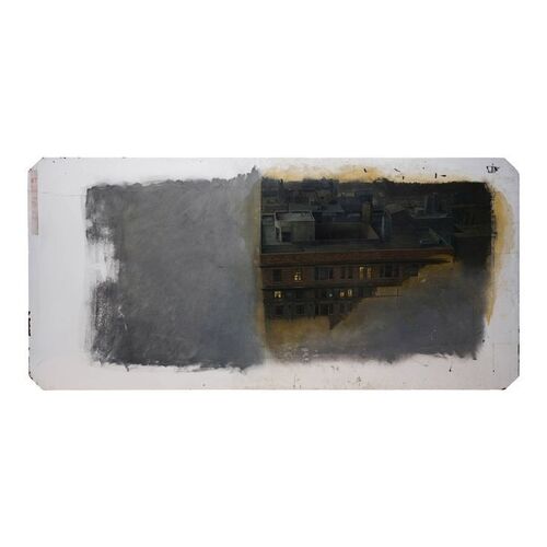 Lot #110 - Hand-Painted New York Rooftop Matte Painting ### GHOSTBUSTERS (1984)