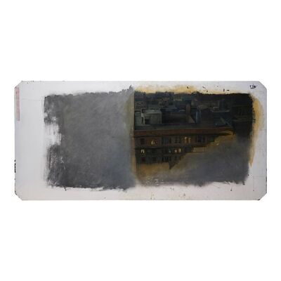 Lot #110 - Hand-Painted New York Rooftop Matte Painting ### GHOSTBUSTERS (1984)