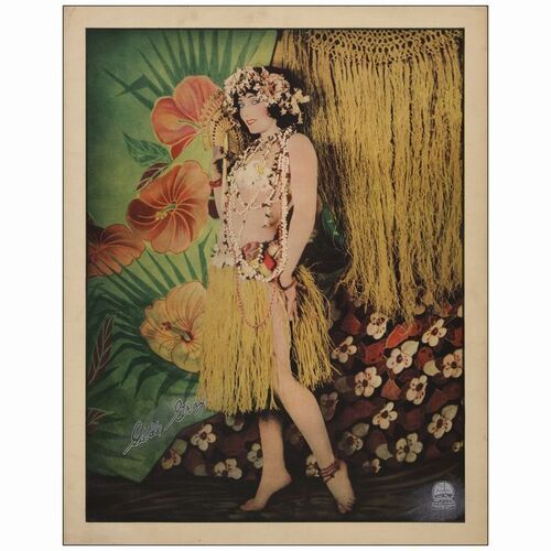 7: Personality Poster (22" x 28"); GIlda Gray; Very Fine Rolled ### ALOMA OF THE SOUTH SEAS (1926)