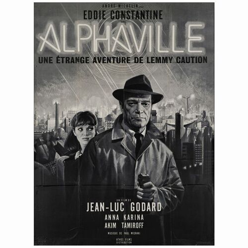 8: Full Bleed French Grande (47" x 63"); Very Fine- Folded ### ALPHAVILLE (1965)