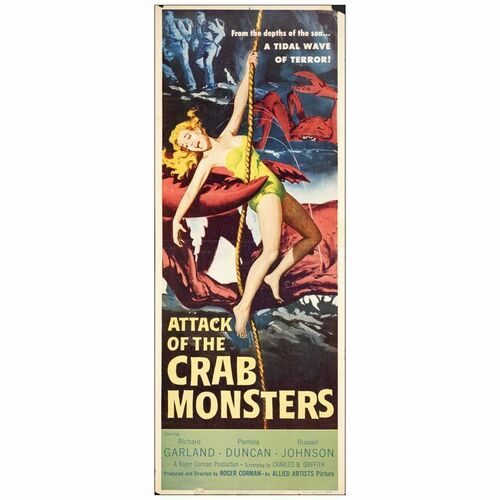 14: Insert (14" x 36"); Fine- Folded ### ATTACK OF THE CRAB MONSTERS (1957)