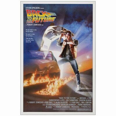 18: One Sheet (27" x 41"); Studio Style; Near Mint Rolled ### BACK TO THE FUTURE (1985)