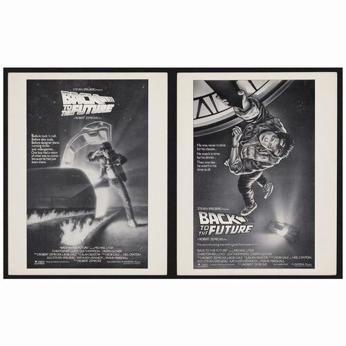 19: Printed Preliminary Concept Designs (2) (11" x 14"); Very Fine ### BACK TO THE FUTURE (1985)
