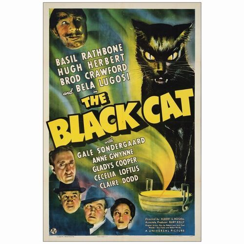 29: One Sheet (27" x 41"); Very Fine Folded ### THE BLACK CAT (1941)