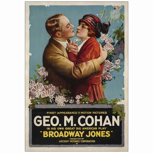 37: One Sheet (28" x 41"); Very Fine on Linen ### BROADWAY JONES (1917)