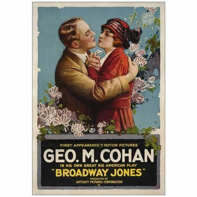 37: One Sheet (28" x 41"); Very Fine on Linen ### BROADWAY JONES (1917)