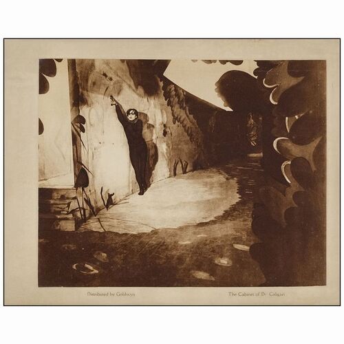 40: Lobby Card (11" x 14"); Very Fine ### THE CABINET OF DR. CALIGARI (1920)