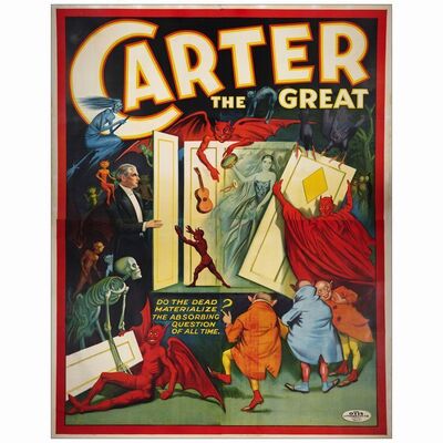 43: Eight Sheet (80" x 104" ); Very Fine on Linen ### CARTER THE GREAT (c. 1927)
