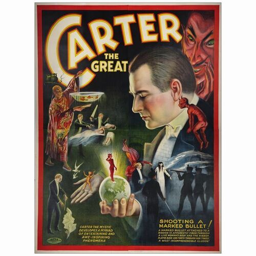 45: Eight Sheet (80" x 104"); Very Fine on Linen ### CARTER THE GREAT (c. 1927)