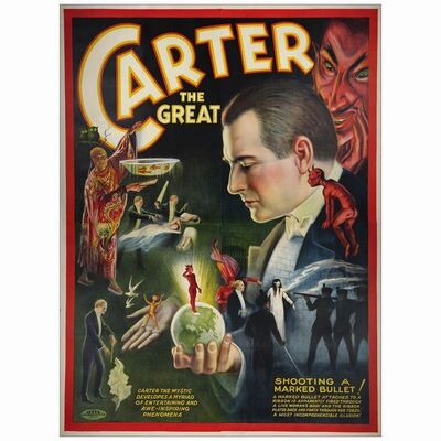 45: Eight Sheet (80" x 104"); Very Fine on Linen ### CARTER THE GREAT (c. 1927)