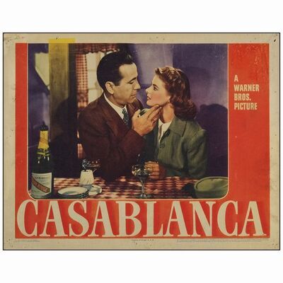 50: Lobby Card (11" x 14"); Fine- ### CASABLANCA (1942)