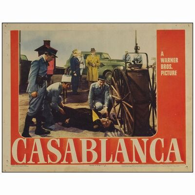 51: Lobby Card (11" x 14"); Fine+ ### CASABLANCA (1942)