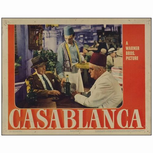 52: Lobby Card (11" x 14"); Fine ### CASABLANCA (1942)