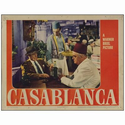 52: Lobby Card (11" x 14"); Fine ### CASABLANCA (1942)