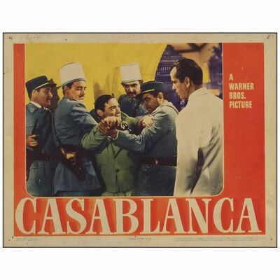 53: Lobby Card (11" x 14" ); Fine ### CASABLANCA (1942)