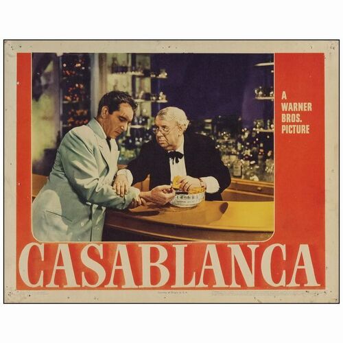54: Lobby Card (11" x 14"); Fine ### CASABLANCA (1942)