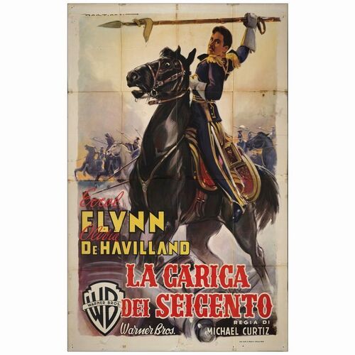 55: First Post-War Release Italian 4 - Fogli (55" x 78"); Fine Folded ### THE CHARGE OF THE LIGHT BRIGADE (1948)
