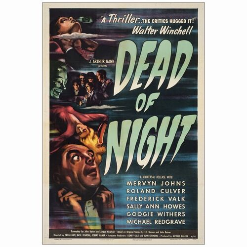 70: One Sheet (27" x 41" ); Very Fine+ on Linen ### DEAD OF NIGHT (1945)