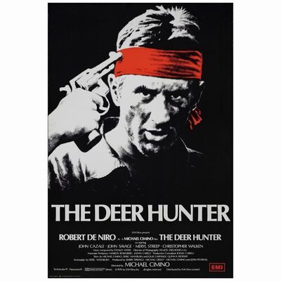 71: Withdrawn Full Bleed British One Sheet (27" x 40" ); Very Fine+ Rolled ### THE DEER HUNTER (1978)