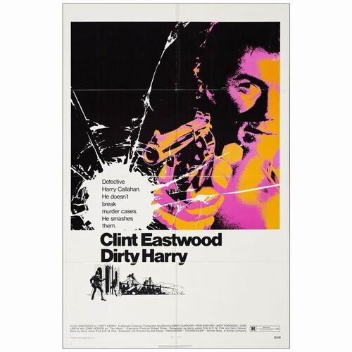 74: One Sheet (27" x 41"); Very Fine Folded ### DIRTY HARRY (1971)