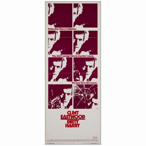 76: Insert (14" x 36"); Near Mint Folded ### DIRTY HARRY (1971)