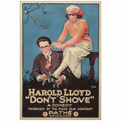 77: One Sheet (27.5" x 40.5"); Fine- on Linen ### DON'T SHOVE (1919)