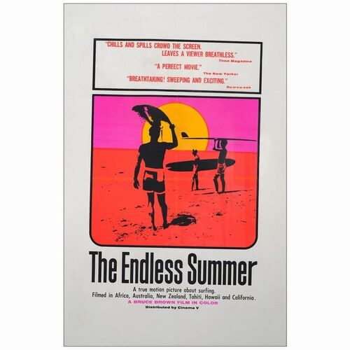 83: One Sheet (27" x 41"); Fine+ on Linen ### THE ENDLESS SUMMER (1966)