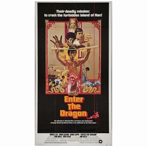 84: Three Sheet (41" x 81"); Very Fine+ Folded ### ENTER THE DRAGON (1973)