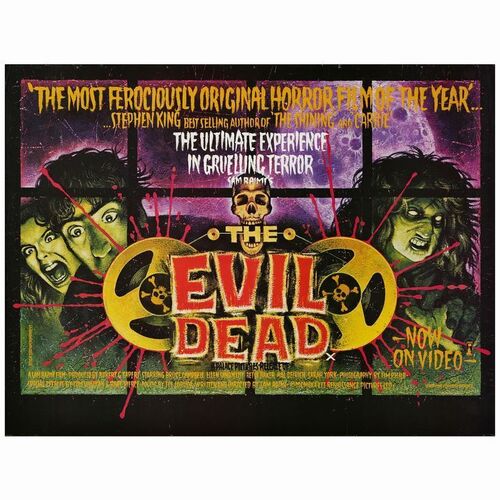 86: Theatrical Release British Quad (28.75" x 38"); Very Fine+ Folded ### THE EVIL DEAD (1983)