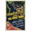 91: One Sheet (27" x 41"); Very Fine- Folded ### FRANKENSTEIN MEETS THE WOLF MAN (1943)