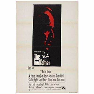 96: British One Sheet (27" x 40"); Very Fine+ Folded ### THE GODFATHER (1972)