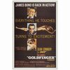 141: One Sheet (27" x 41"); Matte Finish; Very Fine Folded ### JAMES BOND: GOLDFINGER (1964)