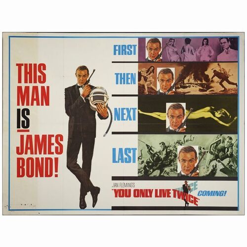 151: Subway (45" x 59"); Advance; Fine+ Folded ### JAMES BOND: YOU ONLY LIVE TWICE (1967)